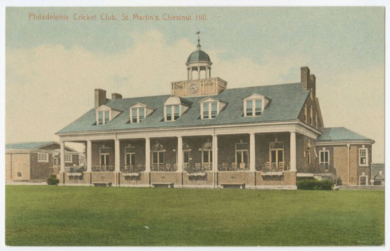 The Phliadelphia Cricket Club, future home of the Halifax Cup