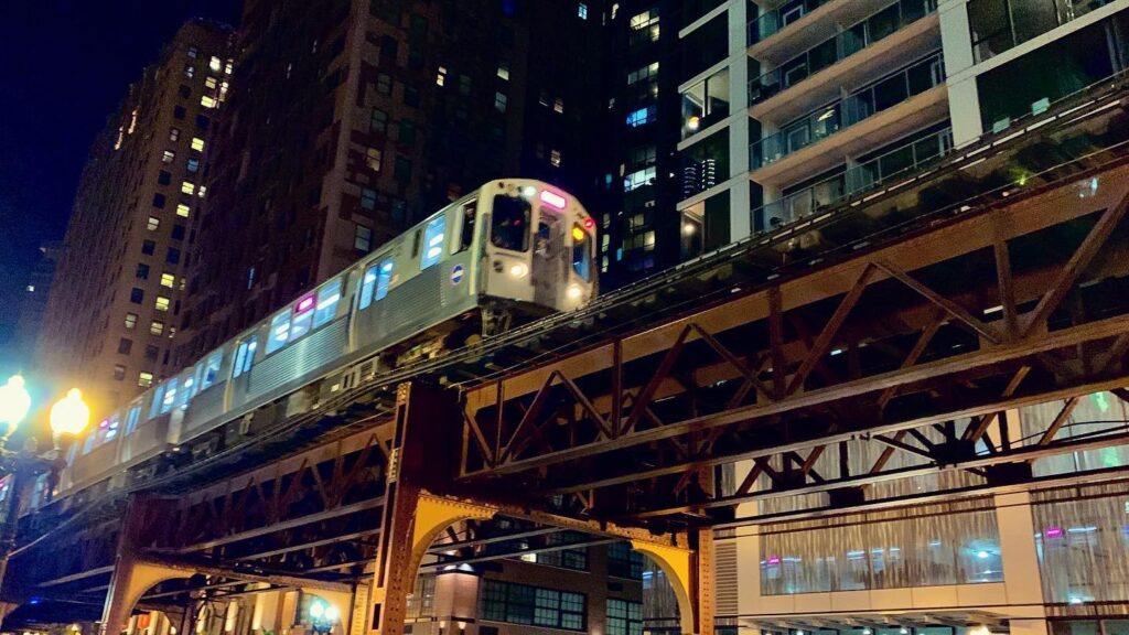 The Chicago L Train in the home of the CASO Cricket League