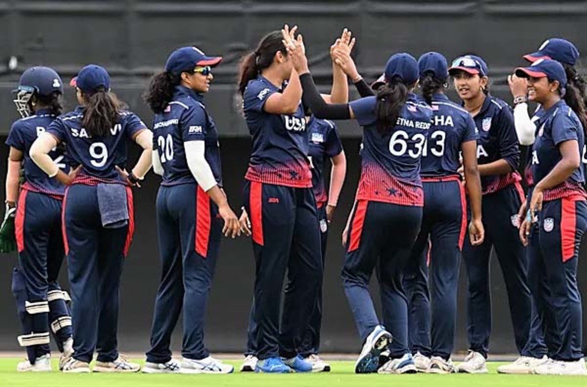 Team USA celebrates their pathway to success